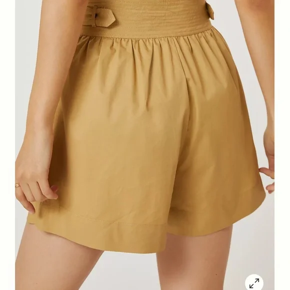 Anthropologie Moon River Buckle-Waist Shorts - Picture 3 of 13